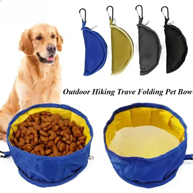 Foldable Dog Travel Bowl 1100ml – Portable Water & Food Bowl