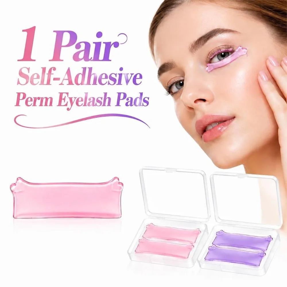 Silicone Heart-Shaped Eyelash Curling Pads – Reusable Lash Lift