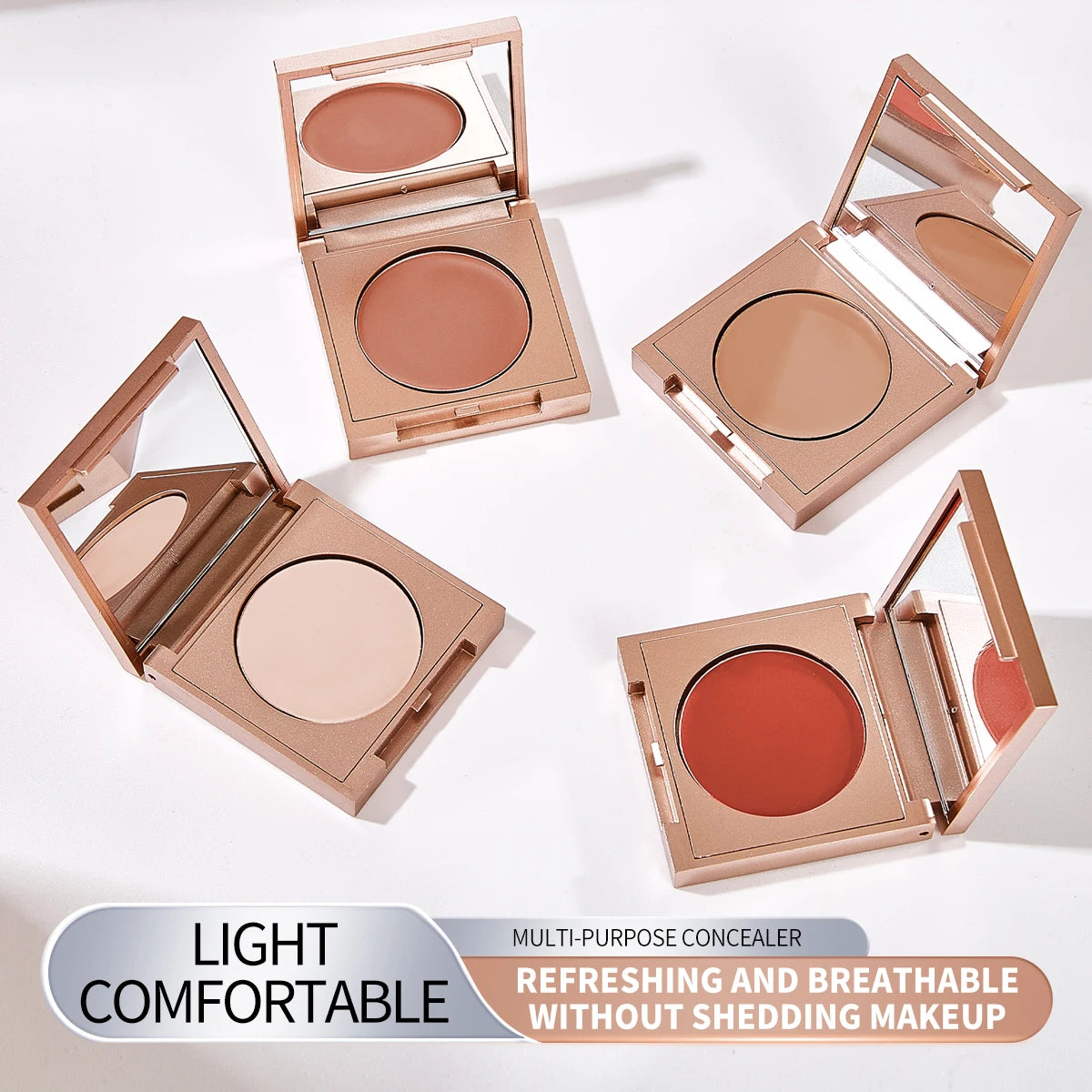 SAMMY Concealer & Powder Blusher – 4 Colors, Matte Finish