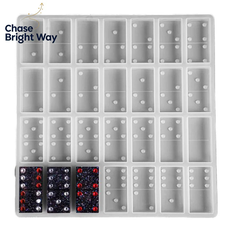 Silicone Dominoes Mold – Resin Epoxy DIY Casting Craft Mould