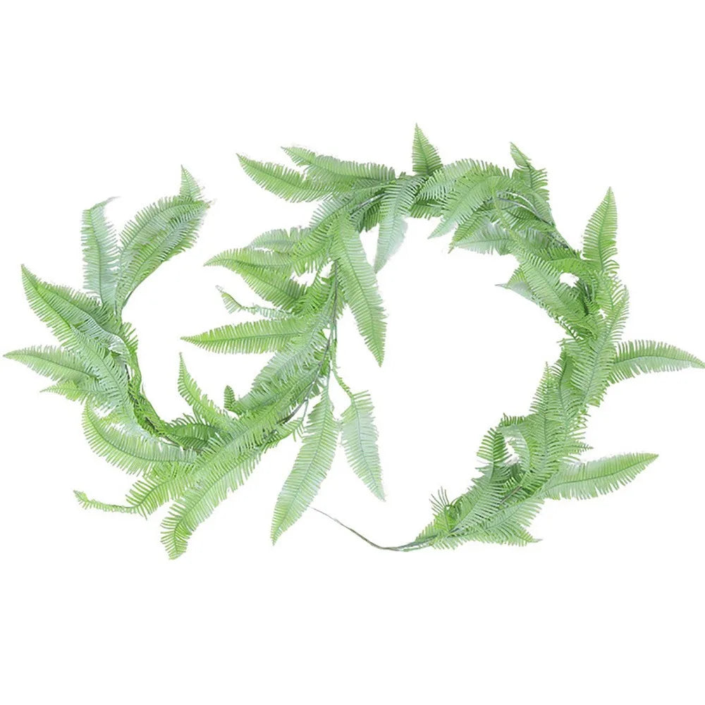 Extra Long Artificial Fern Vine Garland – Wall Hanging Décor