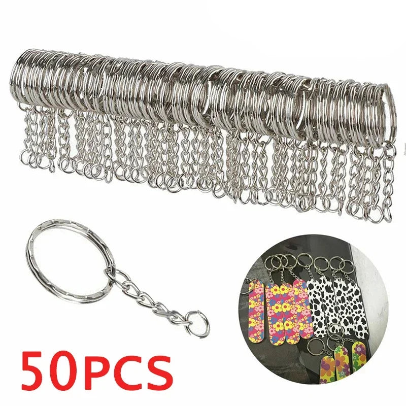 Stainless Steel Split Key Rings Anti-Rust 20mm 25mm 30mm