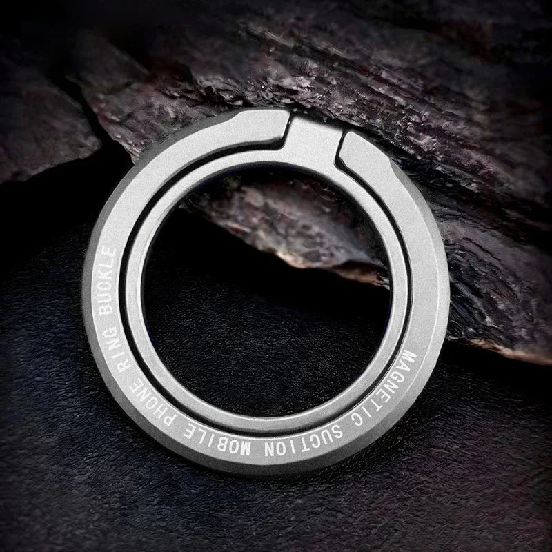 Magnetic Phone Ring Holder – 360° Rotatable MagSafe Kickstand
