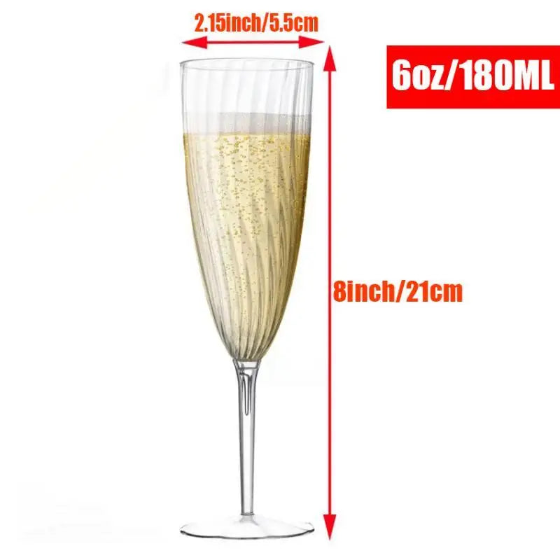 Vintage Plastic Wine Goblet – BPA Free Unbreakable Cocktail Cup