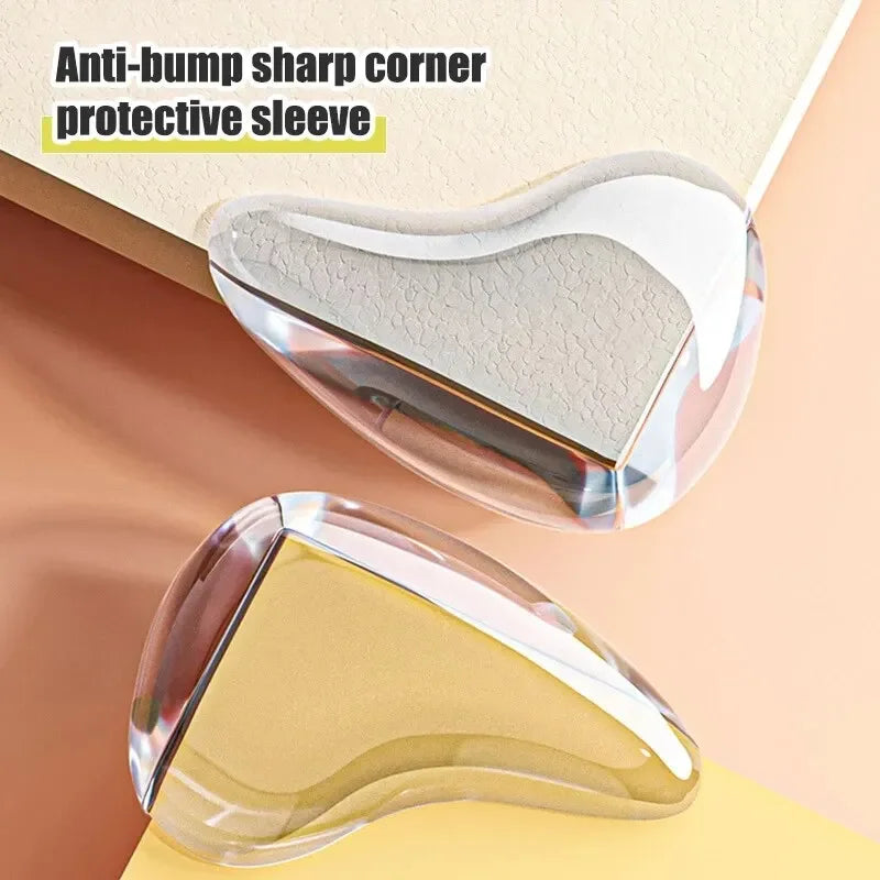 Clear Silicone Furniture Corner Protectors – 4 or 10 Pack