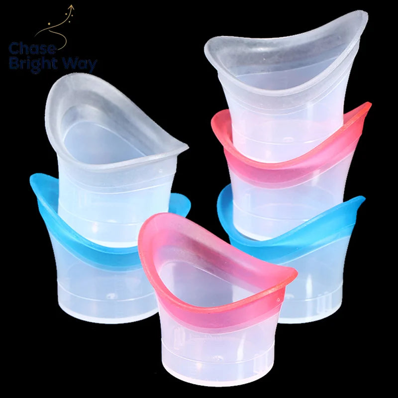 Silicone Eye Wash Cup Reusable Eye Bath 2-Pack