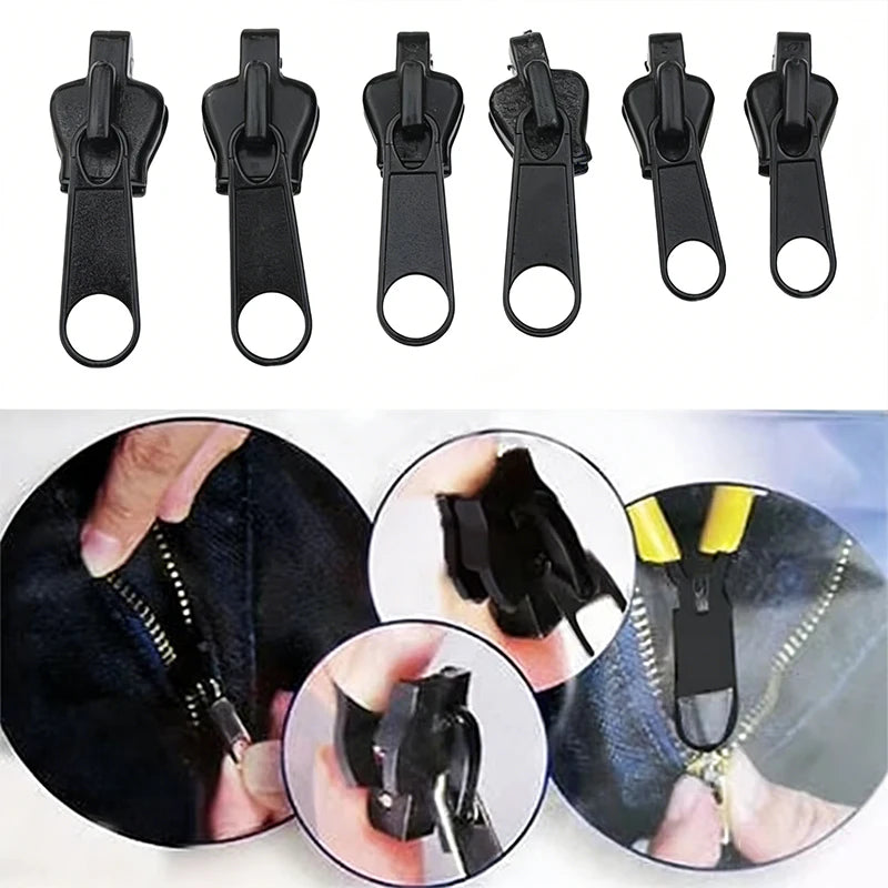 Universal Zipper Repair Kit – Instant Zip Slider Fix (6/12/24pcs)