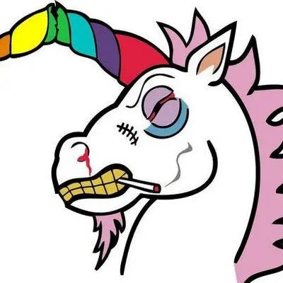 Women's Rainbow Unicorn Long Sleeve Slim Fit Tee – Y2K Top