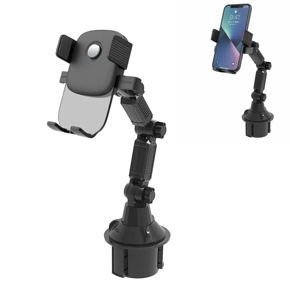 Magnetic Car Phone Mount Cup Holder – 360° Adjustable