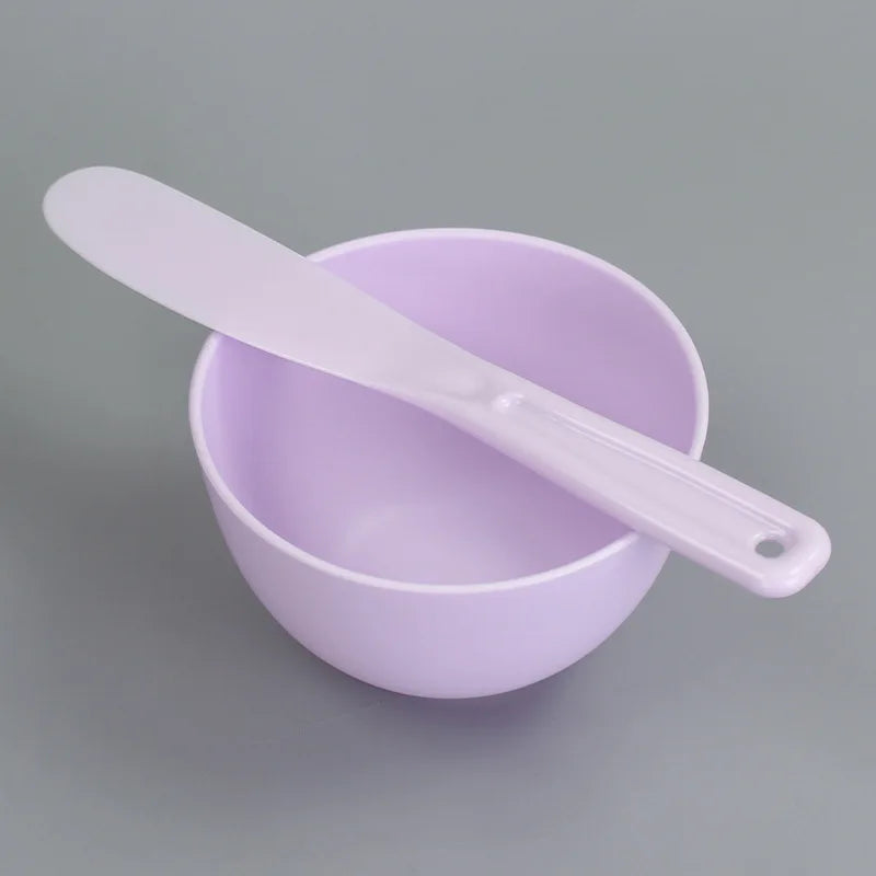 Silicone Face Mask Mixing Bowl Kit – Brush, Spatula & Spoon