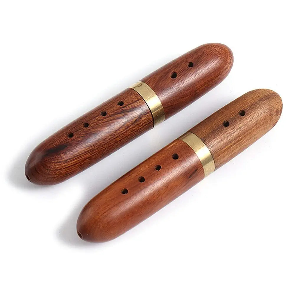 Wooden Sewing Needle Container – Sandalwood Organizer