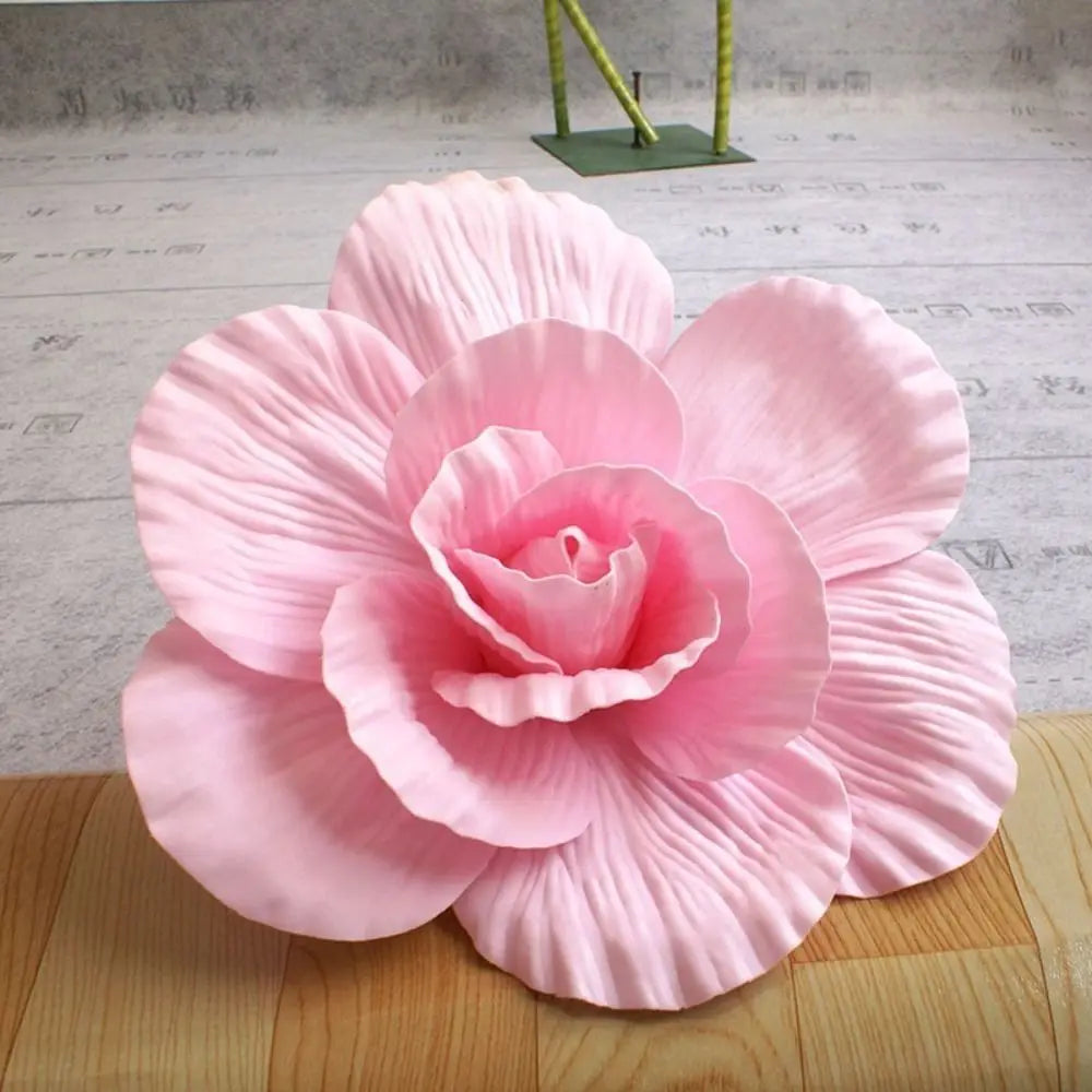 Giant PE Foam Silk Rose 30cm Artificial Flower | Wall Décor