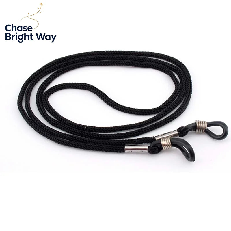 Black Nylon Eyeglass Cord Holder | Glasses Neck Strap 12–60 Pack