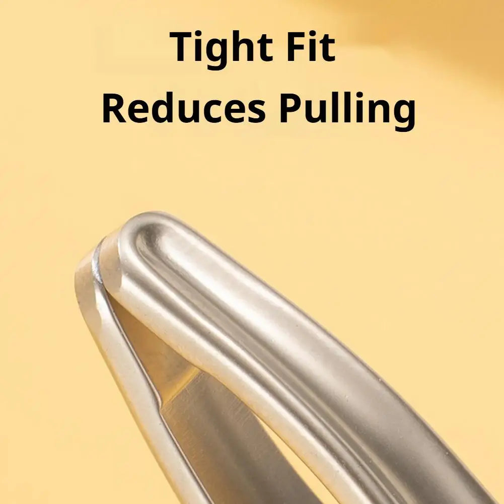 Stainless Steel Precision Tweezers – Eyebrow & Beard Grooming