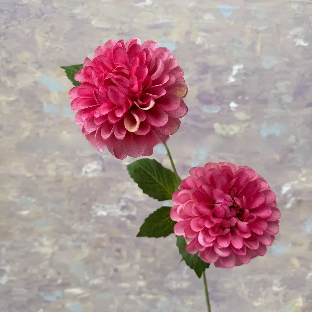 Silk Artificial Dahlia Chrysanthemum Bouquet – Faux Home Décor