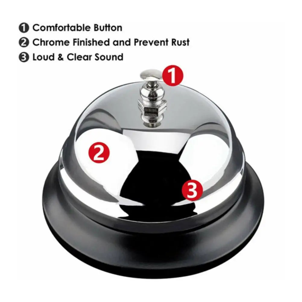 Steel Table Service Call Bell – Counter, Desk & Restaurant