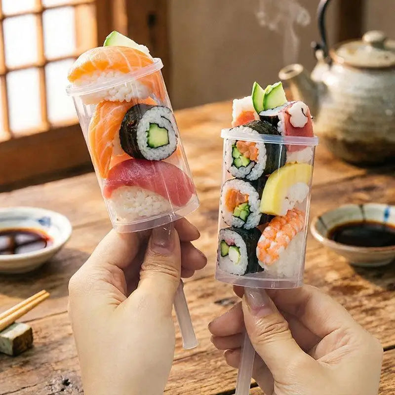 Sushi Push Box Molds – Food-Grade Cylinder, 10/20 Pack