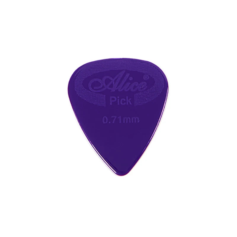 Alice 10-Pack Nylon Guitar Picks – Non-Slip Plectrums, Multi-Gauge