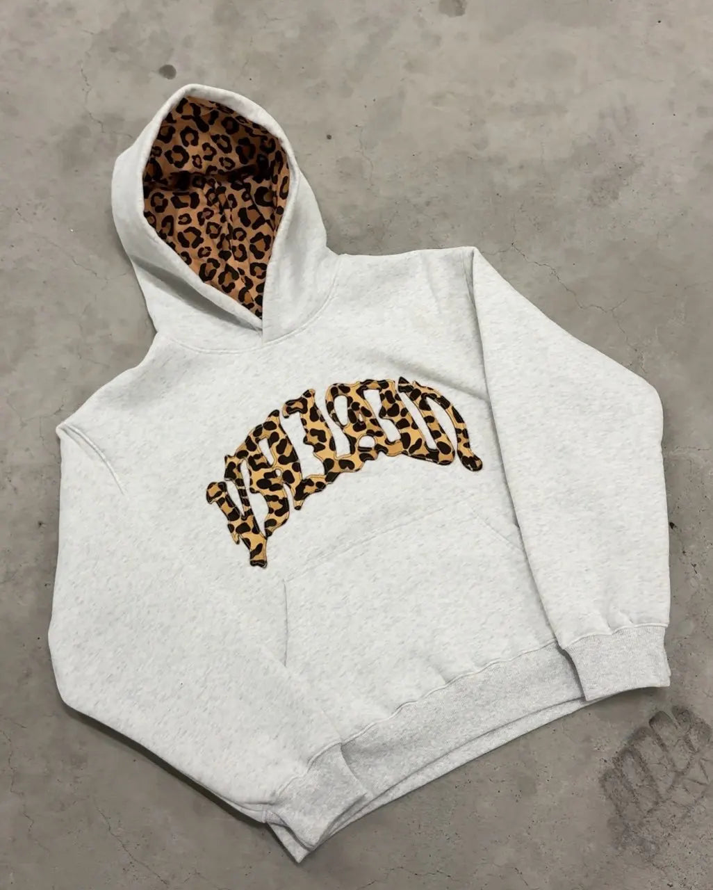 Y2K Leopard Print Embroidery Hoodie Sweatpants Set | Unisex