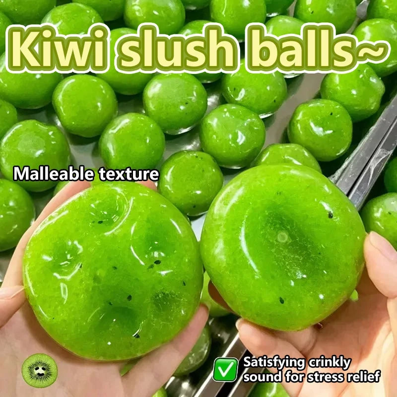 Squishy Slow-Rise Squeeze Toy – Soft PU Fruit Fidget Ball