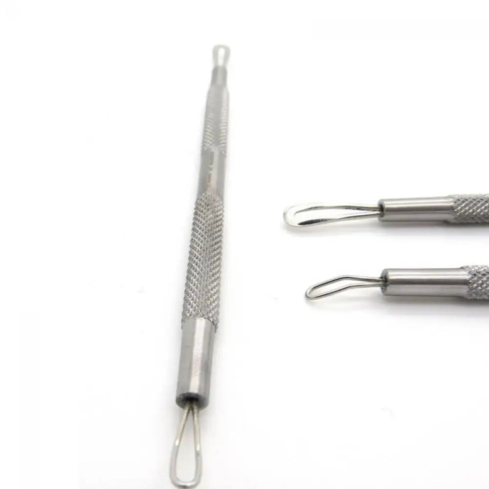 Stainless Steel Blackhead Extractor Tool – 2-Loop Blemish