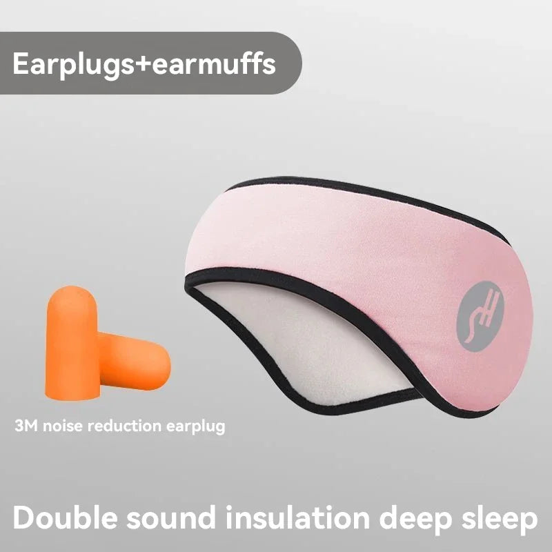 Blackout Sleep Eye Mask with Earplugs – Light & Noise Block