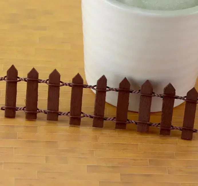 5-Piece Miniature Garden Fence Gate Set | DIY Micro Landscape
