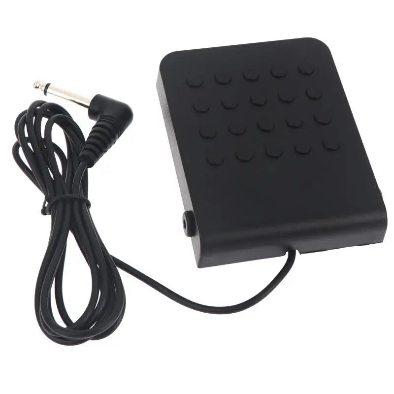 Universal Sustain Pedal – Chrome, Non-Slip for Digital Piano & Keyboard
