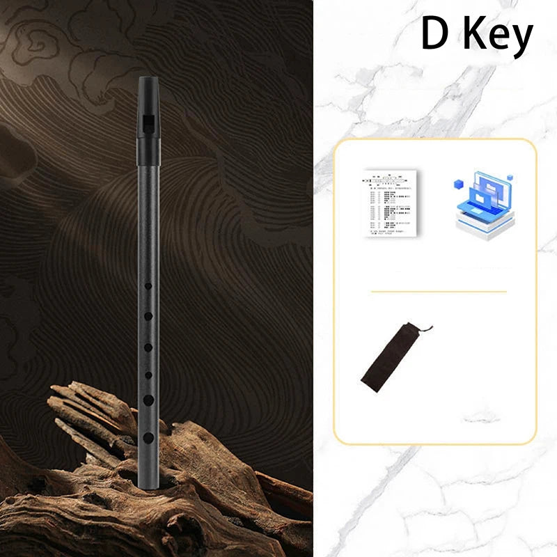 Irish Tin Penny Whistle C/D Key – 6-Hole Folk Flute