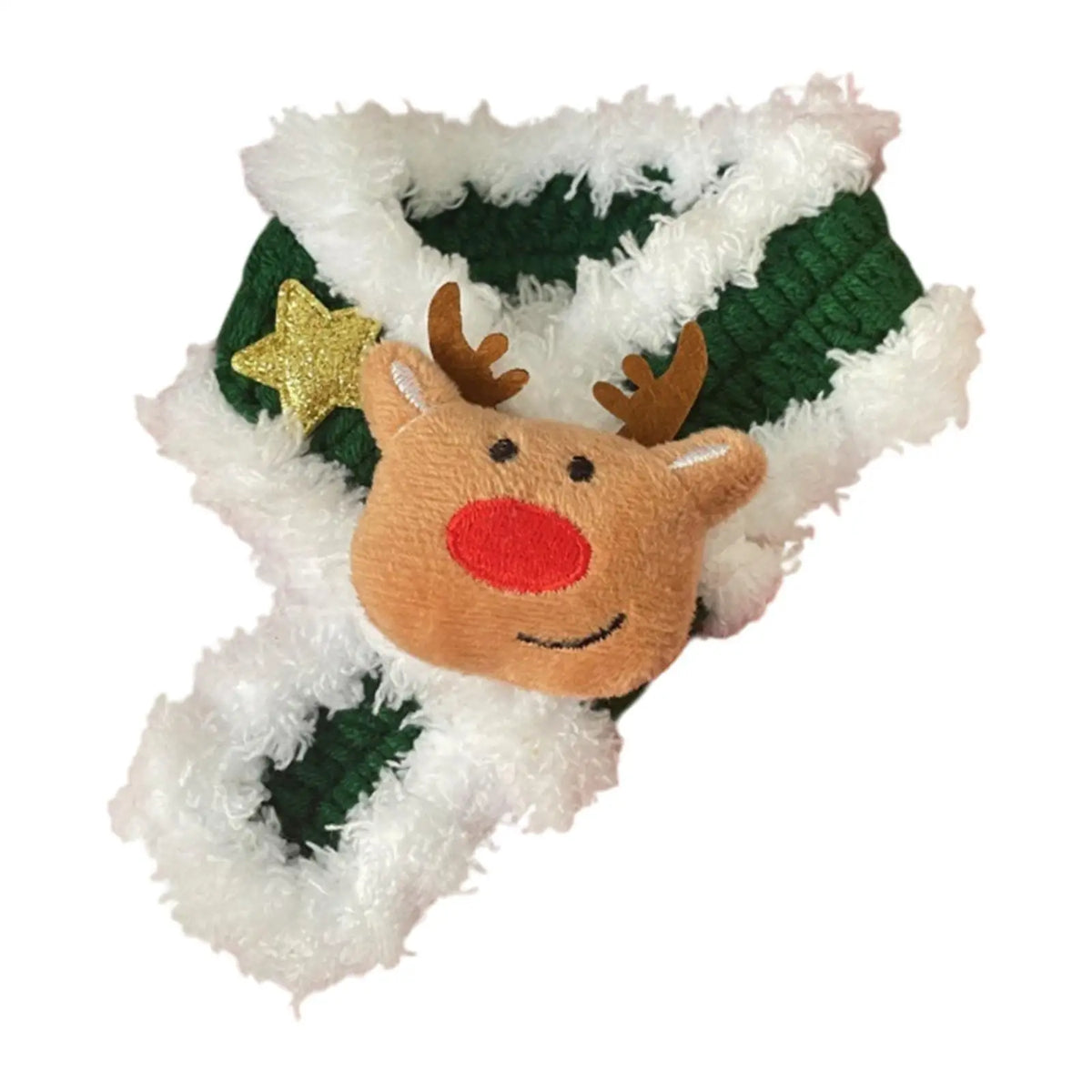 Dog Christmas Knitted Scarf – Cute Pet Neck Warmer Bandana