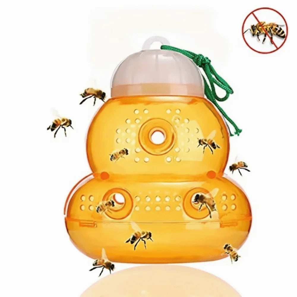 Reusable Outdoor Wasp Trap – Hanging Multi-Hole Pest Catcher