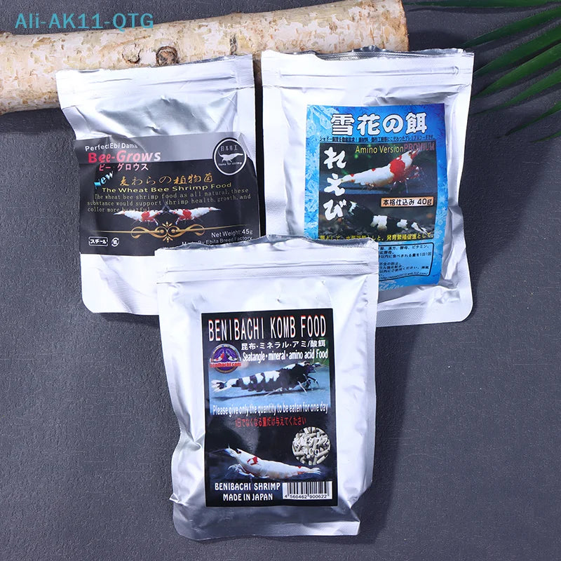 Crystal Red Shrimp Food – Natural Spinach Mix 35g Aquarium