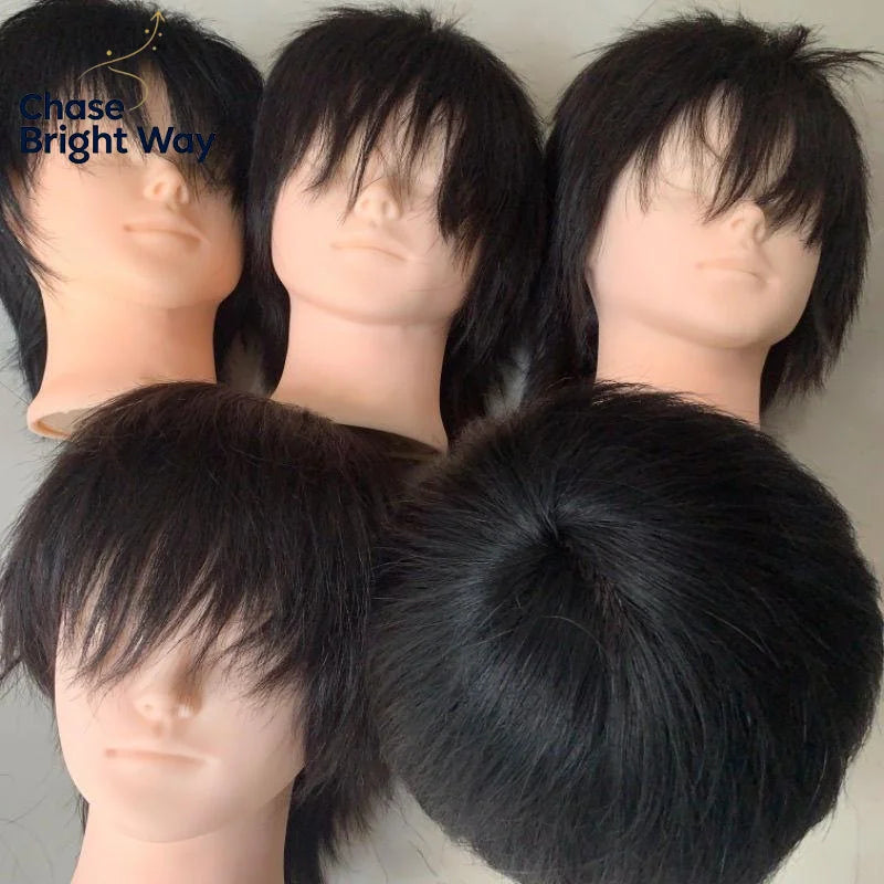 Real Human Hair Mannequin Head – Barber & Stylist Training