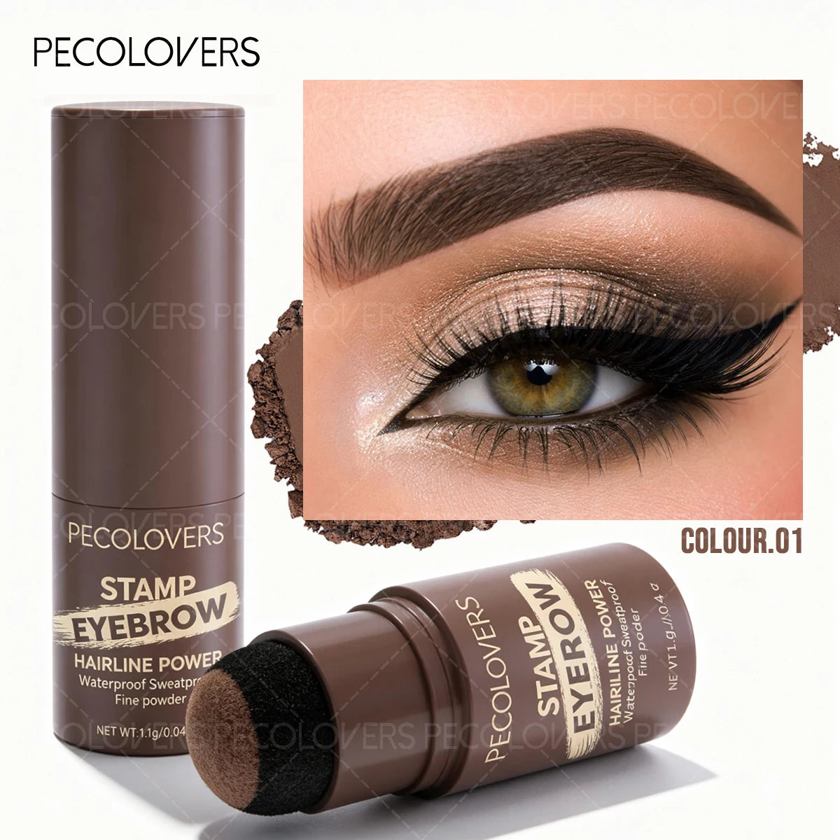 Waterproof Hairline Powder & Eyebrow Contour Stick – Root Cover