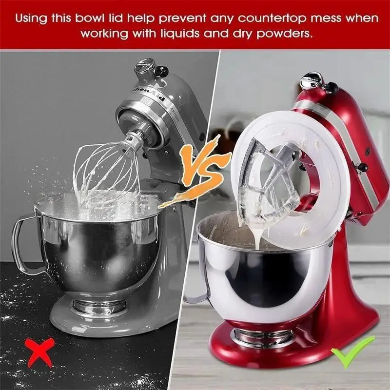 Stand Mixer Bowl Cover Lid for 4.5–5 Qt Tilt-Head Mixers