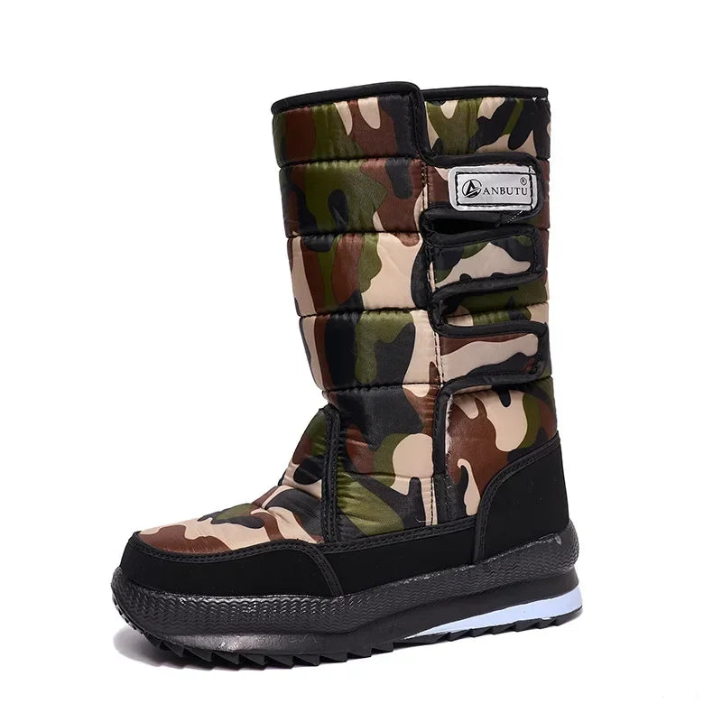 LEDP Waterproof Mid-Calf Snow Boots – Unisex Sizes 36–47