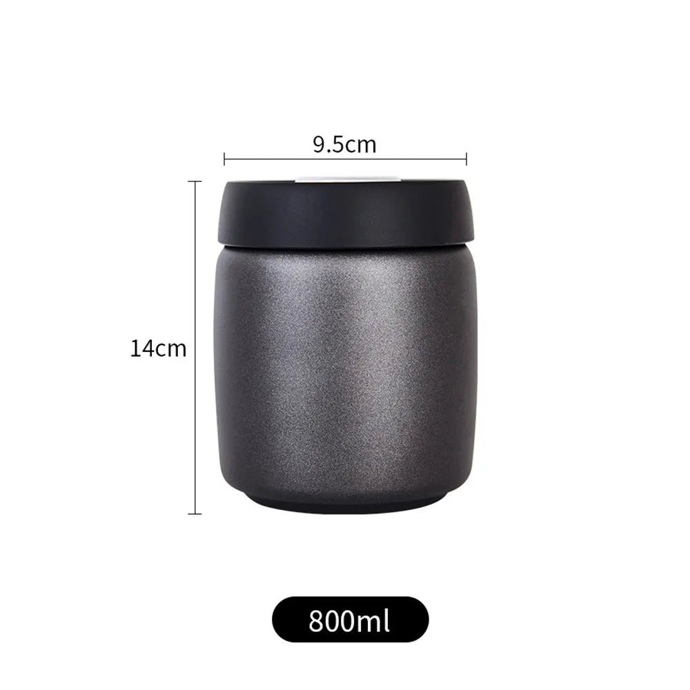 Stainless Steel Vacuum Sealed Coffee Canister 400–1200ml