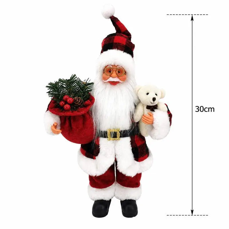 Santa Claus Standing Figurine | Outdoor Christmas Garden Decor