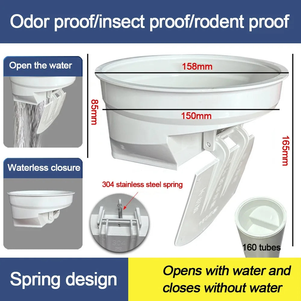 Toilet Flange Seal Ring – Anti-Leak Odor-Resistant Drain Cover
