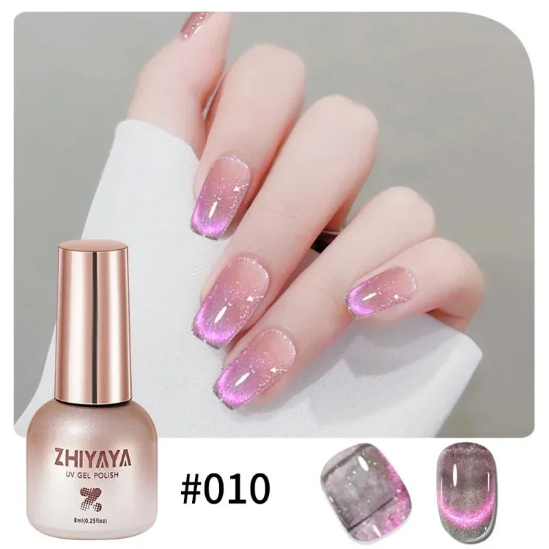 Handaiyan Black Cat Eye Magnetic Gel Nail Polish – 8ml