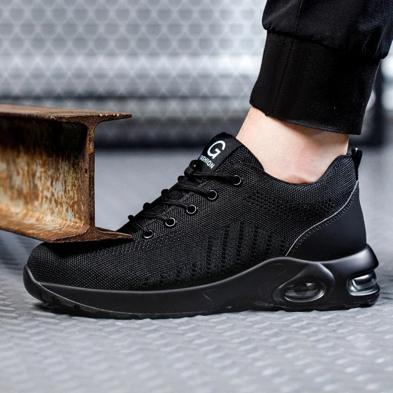 Men's Steel Toe Cap Safety Work Boots – Anti-Smash Sneakers