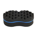 Double-Sided Afro Curl Sponge Hair Brush – Multi-Hole Twist