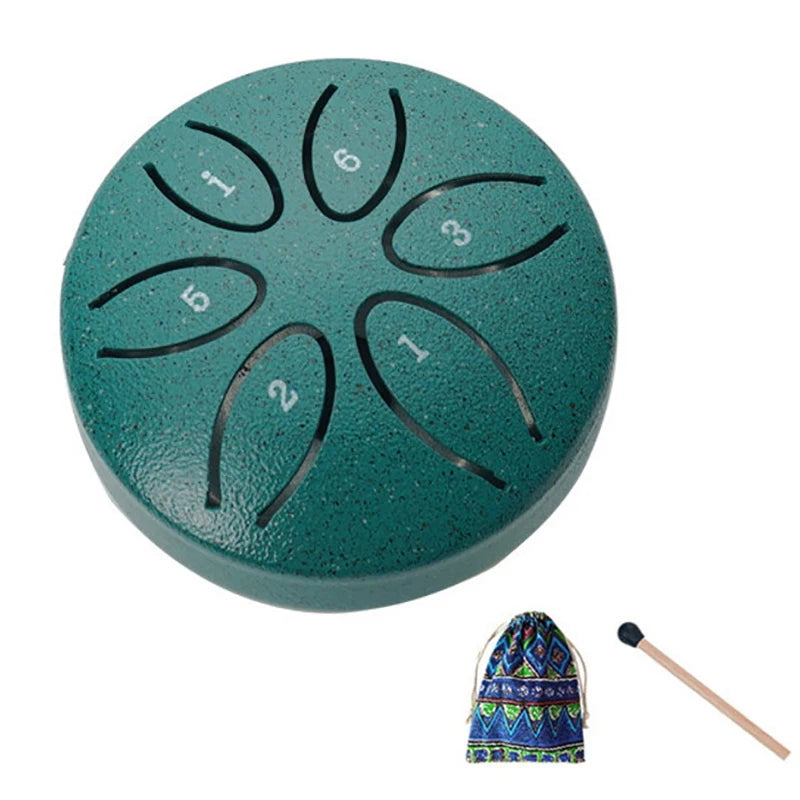 Outdoor Rain Drum – 6-Note Steel Tongue Garden Meditation Drum
