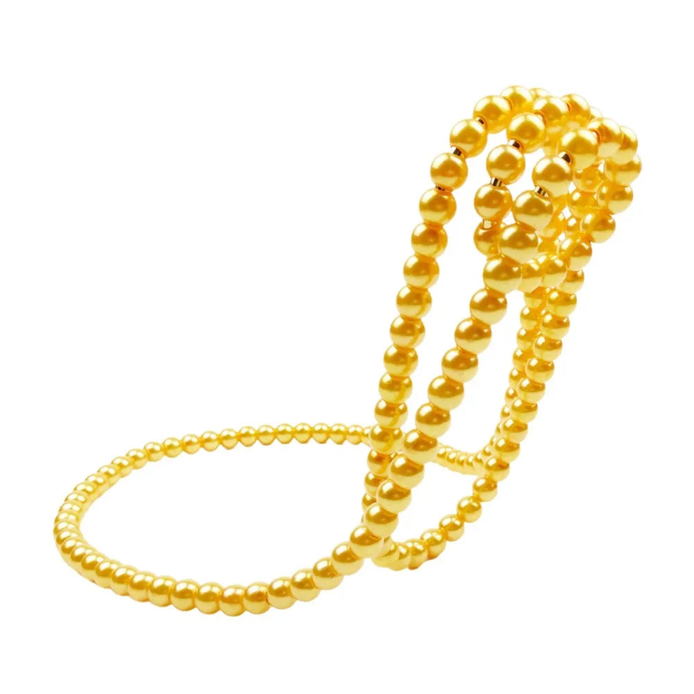 Pearl Necklace Floating Iron Wire Display Stand | Home Décor