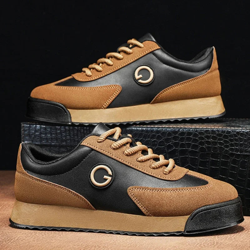 LEDP Retro Platform Sneakers – Men's Casual Sports Shoes
