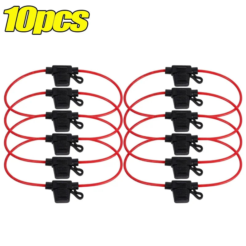 Mini Blade Inline Fuse Holder Splash-Proof 12V 30A – 5–20 Pack
