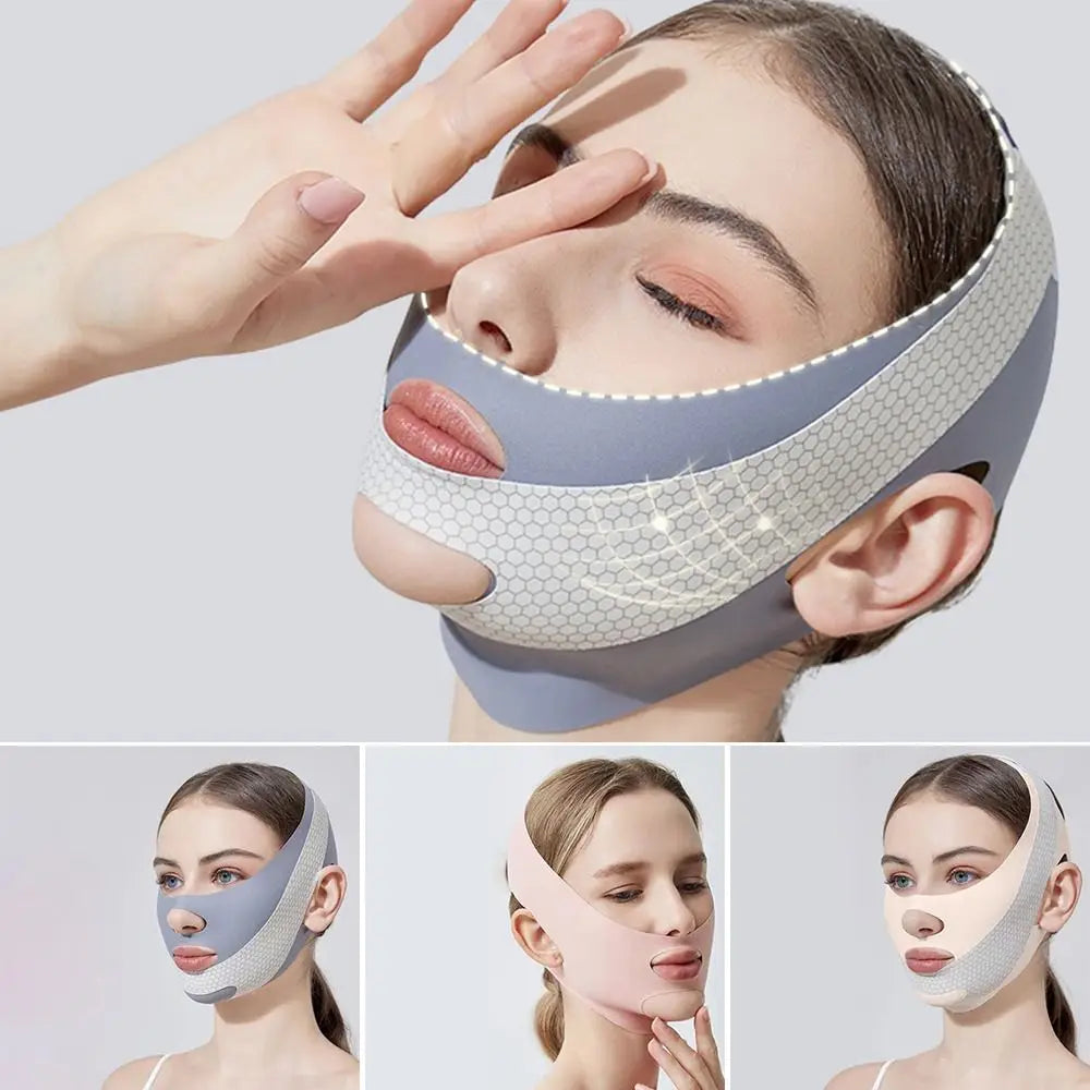 V-Line Face Sculpting Sleep Mask – Adjustable Chin Lifting Strap