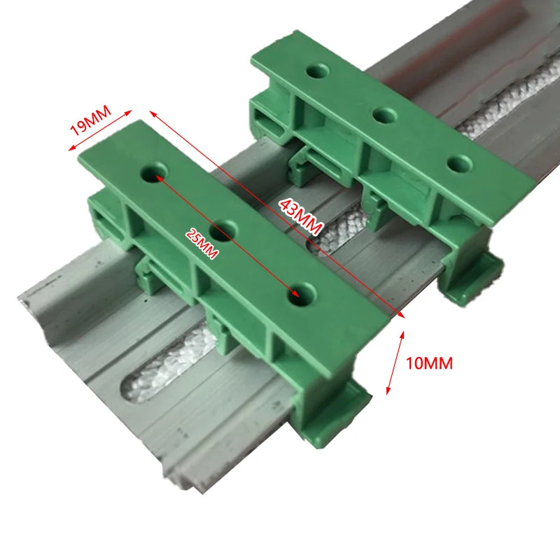PCB 25mm DIN Rail Mounting Adapter – Circuit Board Bracket