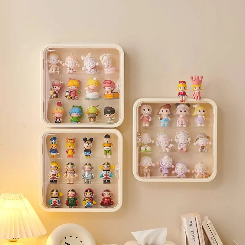 Transparent Action Figure Display Case – Dust-Proof Storage Rack