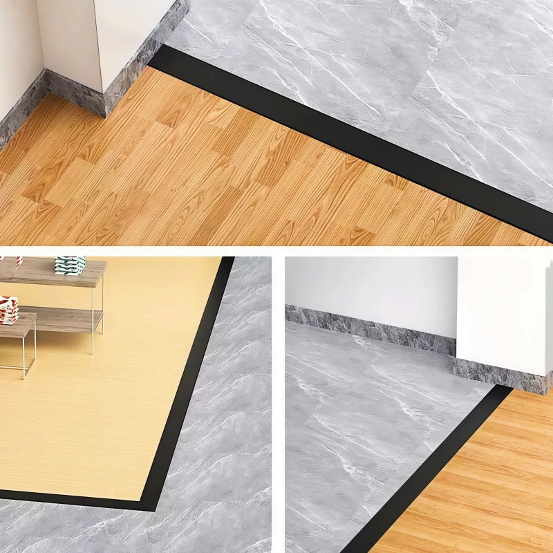 T-Shape Aluminum Floor Transition Strip | Tile Gap Edge Profile